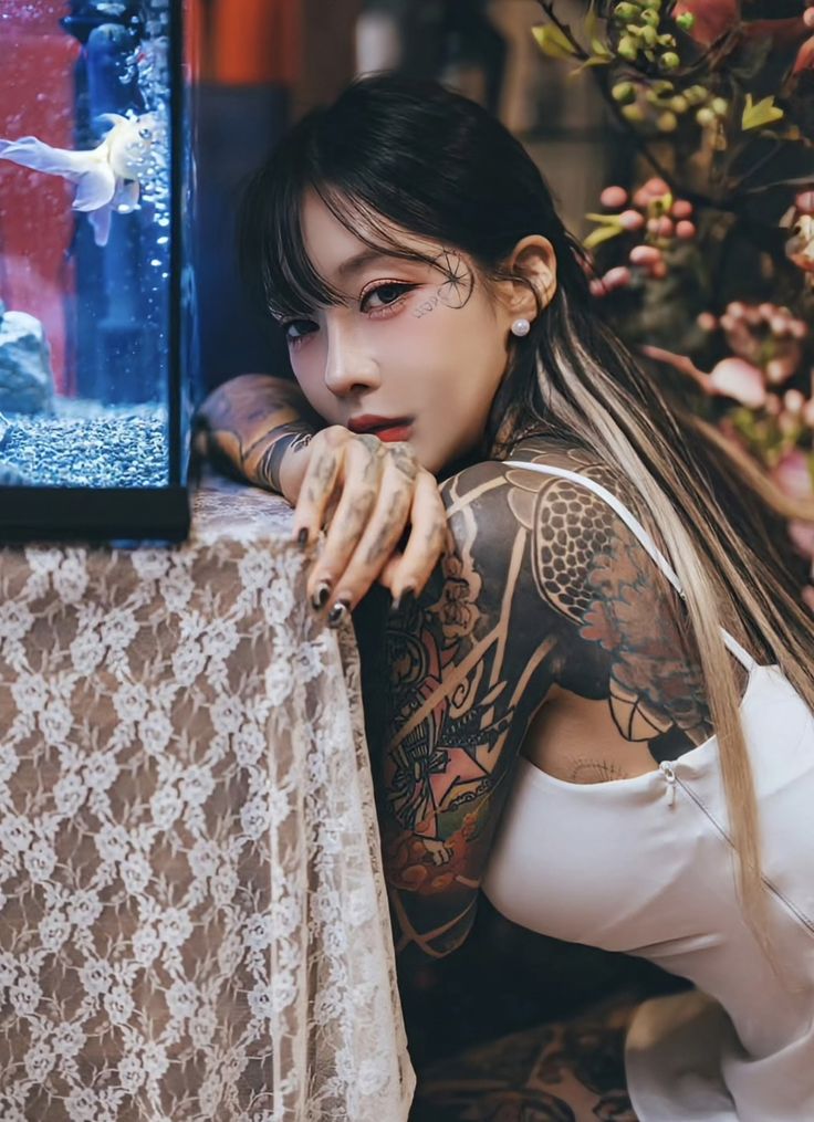 Almus 55'' Sideboard with 4 Glass Doors, 2 Large Drawers and Adjustable Shelves, White/Brown